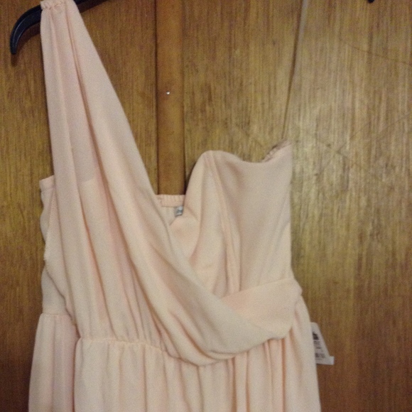 LONG ONE SHOULDER DRESS - Picture 2 of 5